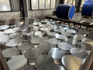 Dischi di alluminio 3003 ad alta resistenza, spessore 0,3-6 mm, diametro 80-1600 mm